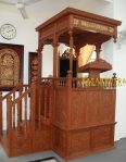 Mimbar Masjid Kubah Model Panggung