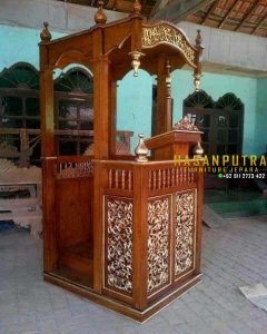 Mimbar Masjid Ukir Minimalis