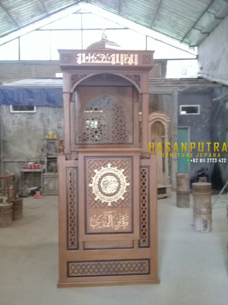 Mimbar Masjid Jati Custom Desain