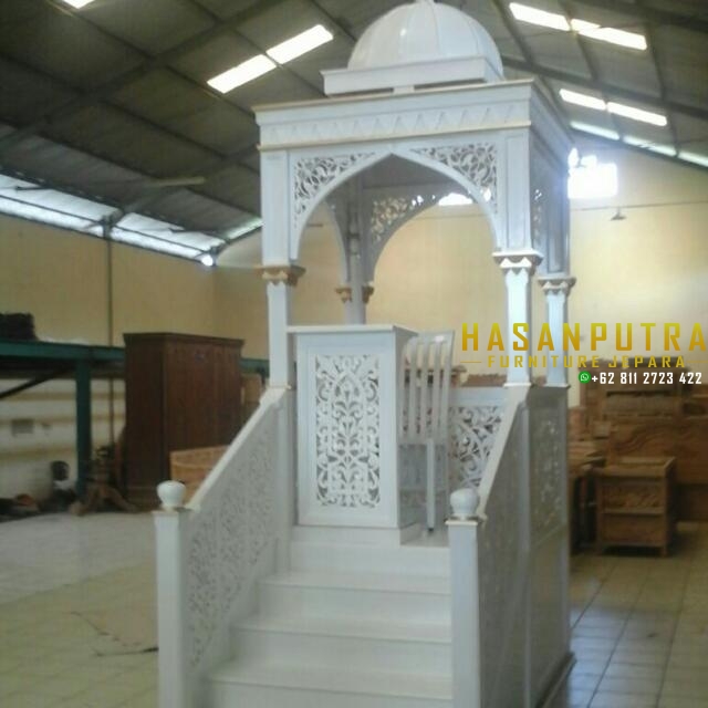 mimbar masjid, jual mimbar masjid, mimbar masjid kayu jati