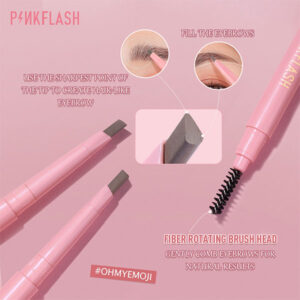 Eye Makeup Set 3 Shades Eyeshadow Matte Liquid Lipstik Ombrelips - Gambar 4