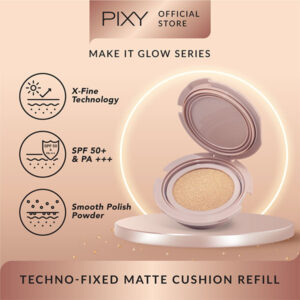 Techno - Fixed Matte Cushion 201 Neutral Beige Refill - Gambar 2