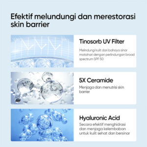 SKINTIFIC 5X Ceramide Serum Sunscreen SPF50 PA++++ - Gambar 3