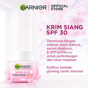 Skincare Garnier Sakura Glow Skin Barrier Daily Set - Gambar 2