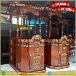 Mimbar Masjid Jati Mimbar Jati Mimbar Podium Ukir Jepara Podium Jati – VARIAN F