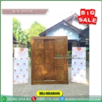 Lemari Pakaian Jati 3 Pintu Almari Baju Kayu Jati Pintu 3 Lemari Jati