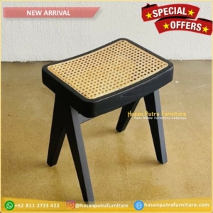 kursi rotan minimalis jati duco hitam  Furniture