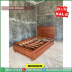 Tempat Tidur Anak Model Sorong Kayu Jati 120×200 – DP 50%