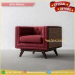 sofa minimalis singel jati rotan  Furniture