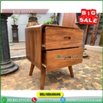 Naks Jati Nakas Laci 2 Bufet Laci 2 Bedside Jati Retro Minimalis – Non Finihing