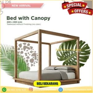 tempat tidur minimalis jati mewah Furniture Jepara