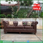 Kursi Sofa Jati Modern Mewah 3 Dudukan