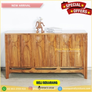 Cabinet Tv Minimalis  Meja Tv Kayu jati  Lemari Tv  Meja Tv Modern – Walnut