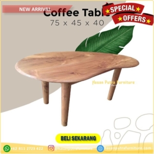 meja kopi,meja serbaguna jati