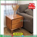 Naks Jati Nakas Laci 2 Bufet Laci 2 Bedside Jati Retro Minimalis – Non Finihing