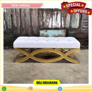 sofa kaki besi mininalis warna gold Furniture Jepara