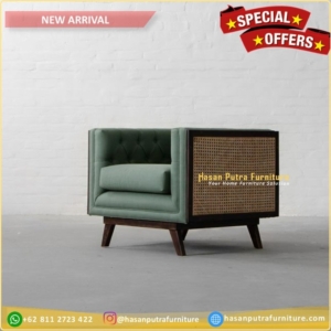 sofa rotan minimalis jati singel Furniture