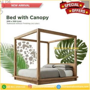 tempat tidur minimalis jati newah Furniture Jepara