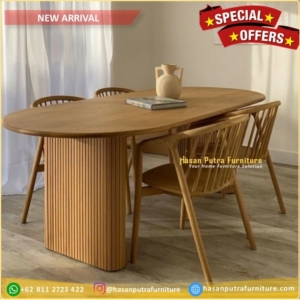 meja makan k4 jati minimalis jati terbaik dan terbaru  Furniture