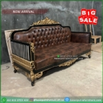 Kursi Sofa Ukiran Mewah 3 Seater Kursi Sofa Ukir