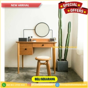 meja rias cermin bulat Furniture Jati jepara Furniture Jepara