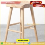 Kursi bar kayu jati dudukan tebal bar stool terbaru Furniture Jepara