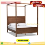 Rangka Dipan Kayu Jati Rangka Dipan Kanopi Rangka Dipan Tempat Tidur – 90×200