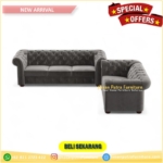 Sofa Chesterfield Sofa Chesterfield Seater 3-2  Sofa Sofa Chesterfield – Gray, Seater 3