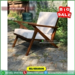 Kursi Sofa Santai Single Teak Lounge Chair Kursi Sofa Malas SofaSantai