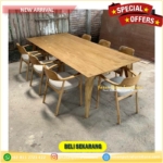 meja makan  k7 jati Furniture Jepara