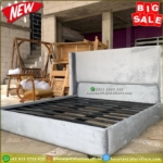 Tempat Tidur Minimalis Jok Dipan Jati Full Busa 160×200