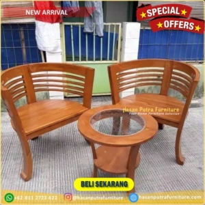 Kursi teras cantik kursi santai murah kayu jati Furniture Jepara