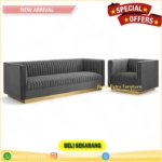 Sofa Cesterfield Sofa Cesterfield Ruang Tamu Sofa Seater 3 1 – Gray, Seater 3