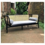 sofa rotan  murah jati duco hitam Furniture Jepara