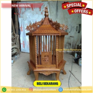 Sangkar ayam kayu jati  sangkar ukiran  Furniture Jepara