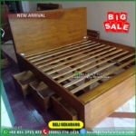 Tempat Tidur Jati Tempat Tidur Minimalis Laci 3 Dipan Minimalis Jati – 120×200