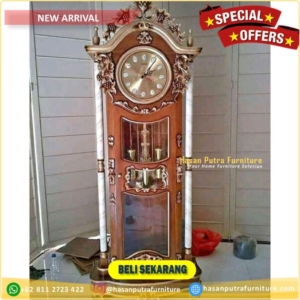 Almari jam hias terbaru jam hias murah Furniture Jepara