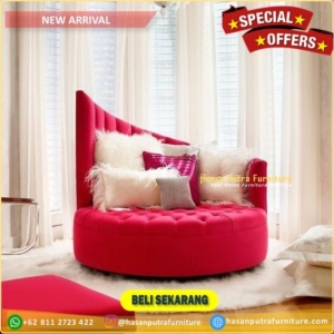 Kursi sofa santai terbaru model bundar sofa kekinian