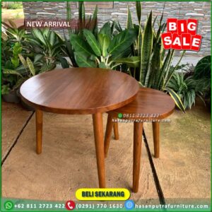 Meja Tamu Jati Minimalis Meja Coffea Table Jati - Gambar 4