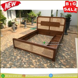 Tempat Tidur Jati 160x200 Dipan Jati Minimalis DIvan Ranjang Jati - Gambar 4