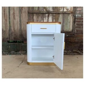 nakas  jati duco putih terbaru Furniture Jepara - Gambar 2