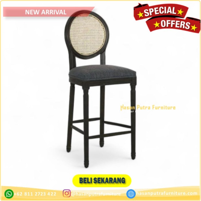 Kursi Cafe Retro Barstool Kayu Jati Natural Black Kursi Cafe Rotan 6 4fbd85de 0571 4b95 b13a 79a81a210e40