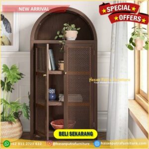Rak buku finishing tua  tempat penyimpanan