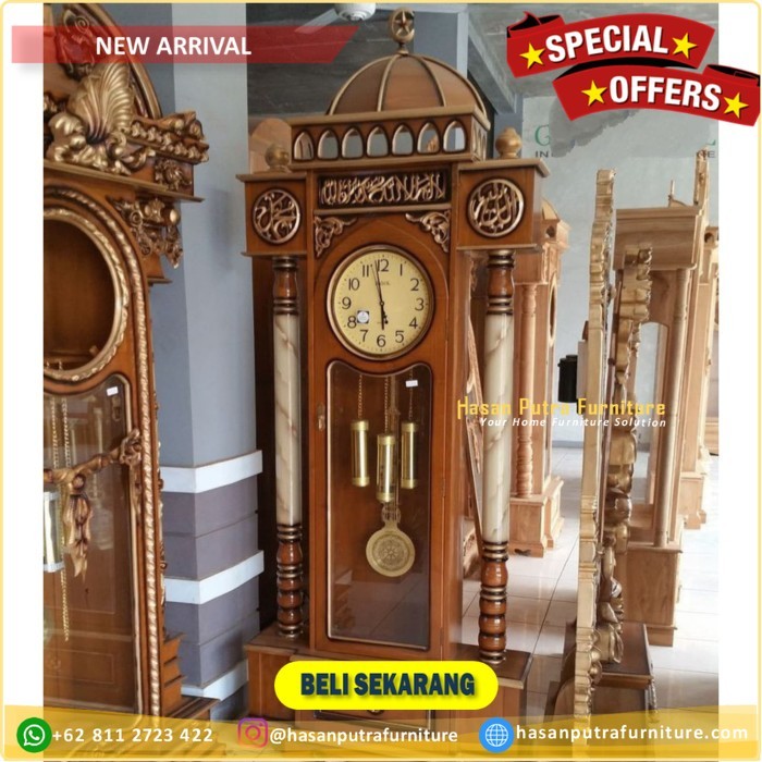 Jam hias masjid kayu jati jam hias terbaru Furniture Jepara 2 8bcf3e41 c54a 4d5c 8ab1 c0b9f3308d8f 1