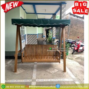 Ayunan Kayu Jati Ayunan Taman Ayunan Jati Modern Ayunan Jati Terbaru - Gambar 3