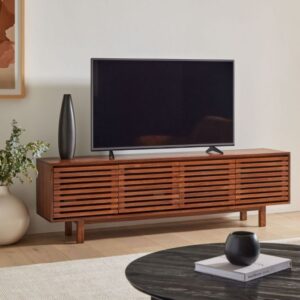 Meja Tv Kayu Jati  Rak Tv Lemari Penyimpanan  Kabinet Minimalis Modern - Gambar 5