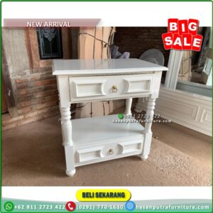 Bedside Table Bedside Table Duco Minimalis Laci 2 - Gambar 3