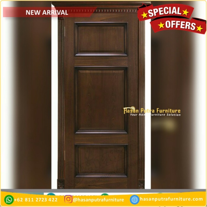 Pintu Kayu Jati Jepara Elegant Kusen Pintu Kamar Minimalis Terbaru 2 bbe71898 b78d 40a6 9d09 b09016589a60 1