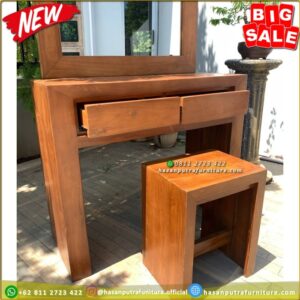 Meja Rias Minimalis Meja Rias jati Murah Meja Rias Laci Minimalis - Gambar 3