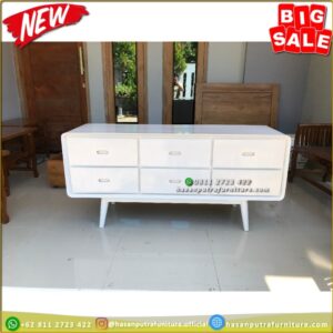 Bufet Tv Duco Laci Meja Tv Laci Meja Tv Modern Laci Buffet Jati - Gambar 2